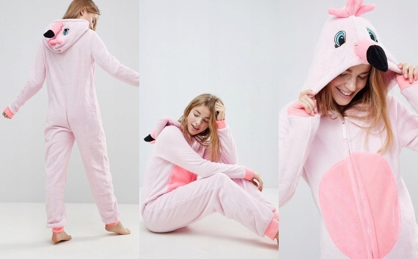 Q6A110*LOUNGEABLE FLAMING ONESIE XS O00