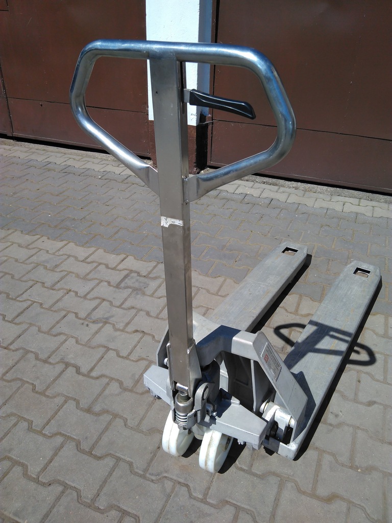 Wózek paletowy aluminiowy nierdzewny paleciak