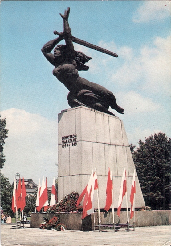 WARSZAWA - NIKE - POMNIK BOHATERÓW 1975R - 7696266708 - archiwum