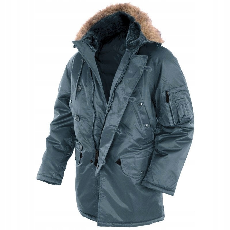 Kurtka N3B PARKA DARK BLUE WOJSKOWA MILITARNA XXXL