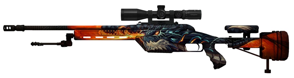 SKINY CS:GO SSG 08 Dragonfire 4/5 MW