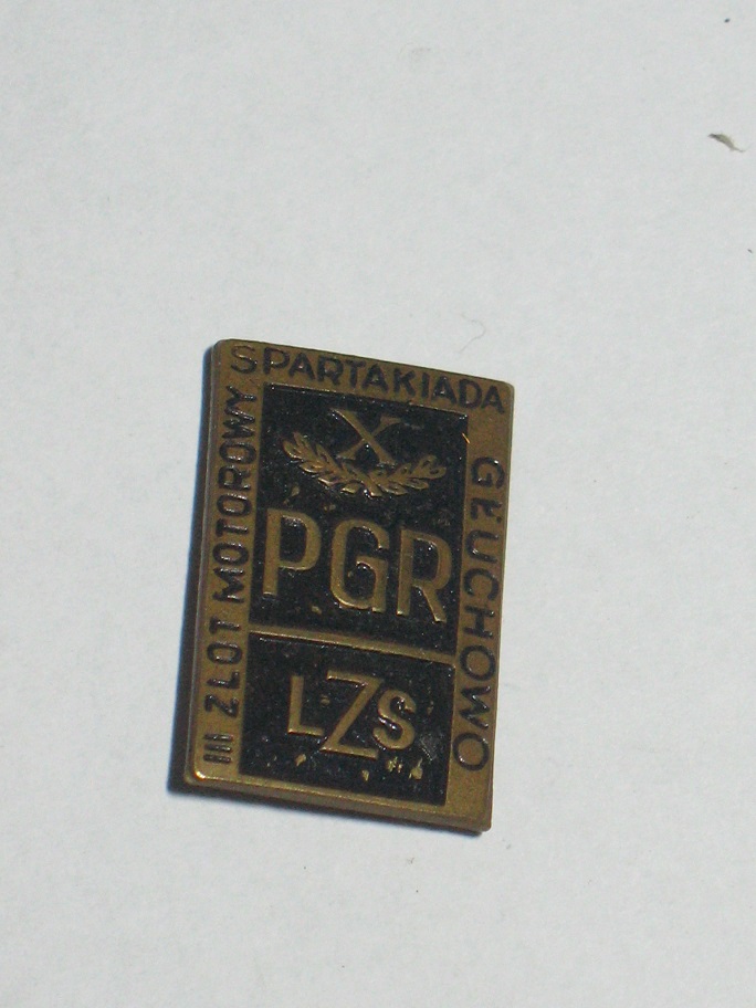ZLOT MOTOROWY GŁUCHOWO PGR LZS  odznaka