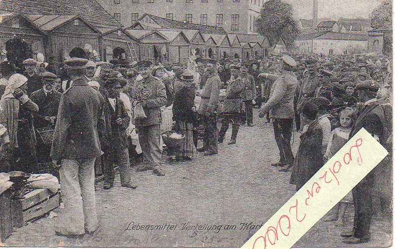 ŁÓDŹ RYNEK BAŁUCKI 1916 FELDPOST