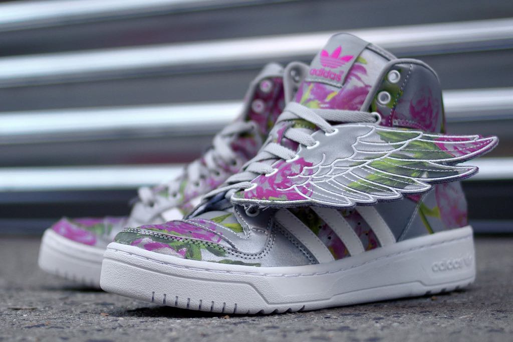 adidas wings floral