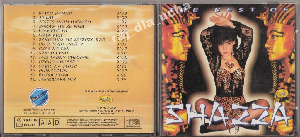 SHAZZA - THE BEST 1994 I WYDANIE BLUE STAR UNIKAT