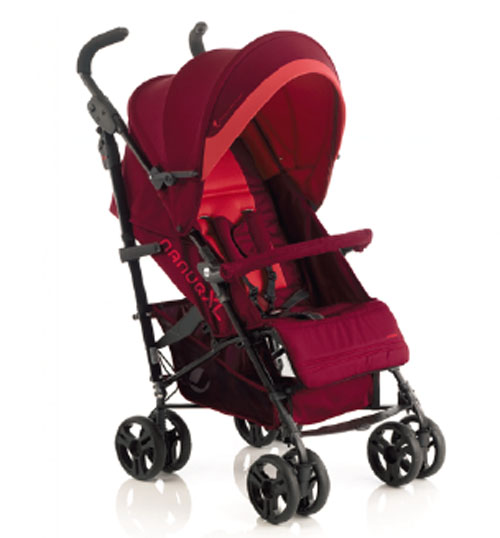 _WÓZEK SPACEROWY JANE NANUQ XL RED LEKKI_