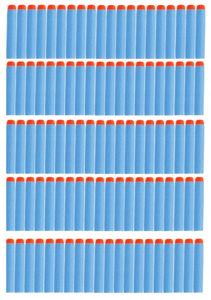 STRZAŁKI DALEKI ZASIĘG DO NERF 100 SZTUK TYP ELITE