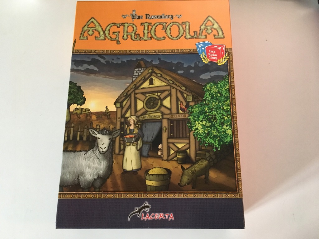 gra planszowa AGRICOLA stara wersja Lacerta