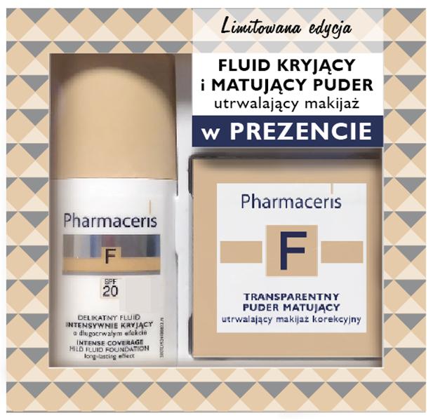 PHARMACERIS F FLUID INTENSYWNIE KRYJĄCY 01 + PUDER