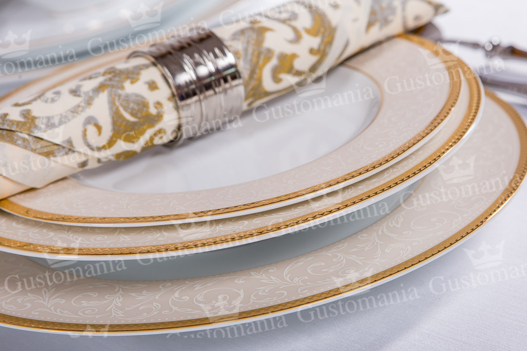 Bogucice serwis obiadowy MARTHA GOLD 12/42