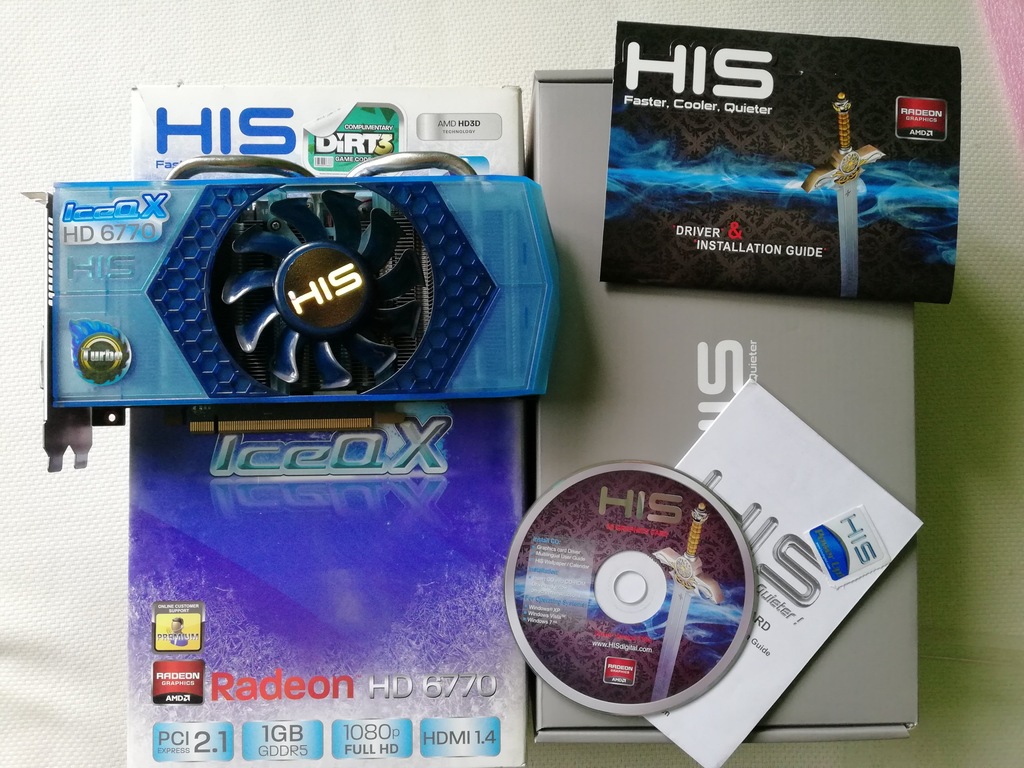 HIS 6770 IceQ X Turbo 1GB GDDR5 PCI-E DP/2xDVI/HDM