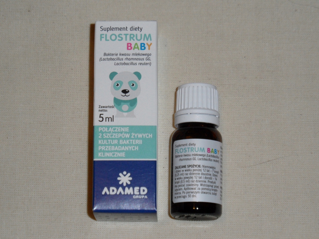 Flostrum Baby krople 5 ml Antybiotykoterapia.