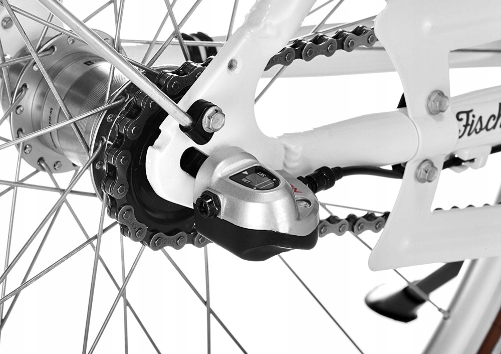 Rower Elektryczny Miejski Damski Fischer Biały ER 7582271310