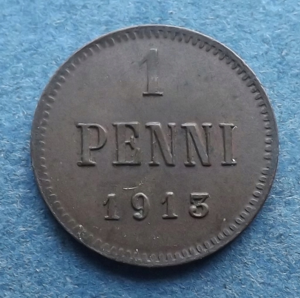 1 PENNI 1913 FINLANDIA