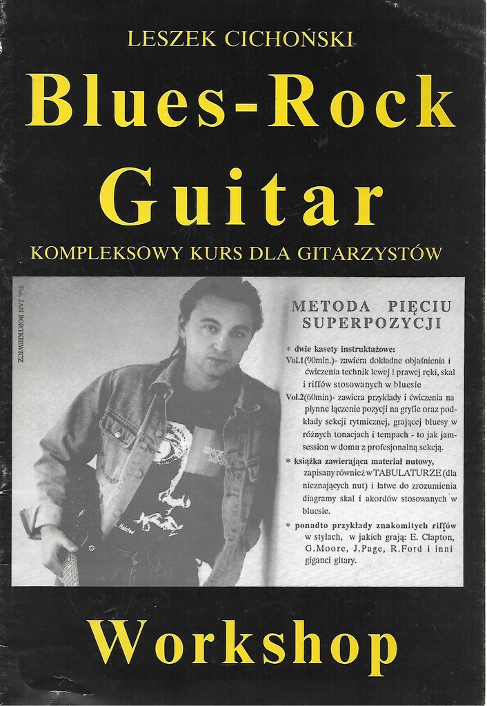 LESZEK CICHOŃSKI BLUES ROCK GUITAR KURS NAUKA GRY