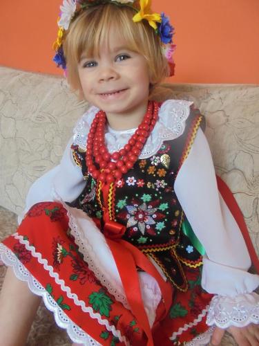 Strój KRAKOWSKI Nowy 6-cz. 116+ gorset 140