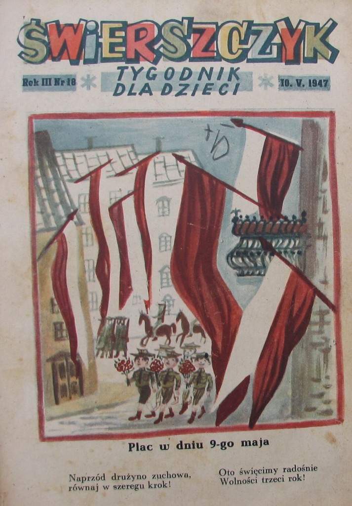 ŚWIERSZCZYK 1947 Nr 18 [ OLGA SIEMASZKO ] 16 stron
