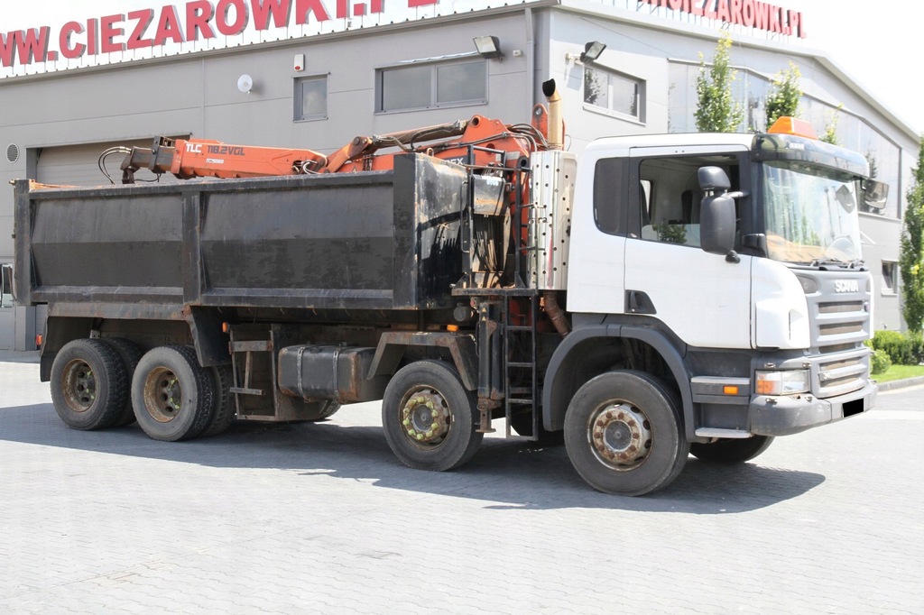SCANIA P340 8x4 WYWROTKA HDS ANGLIK