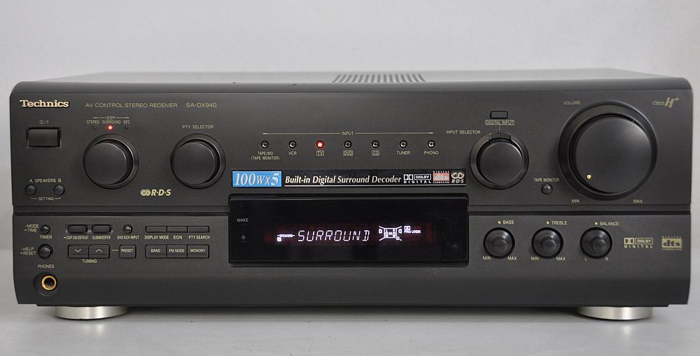 TECHNICS SA-DX 940 DTS DOLBY DIGITAL pilot instru