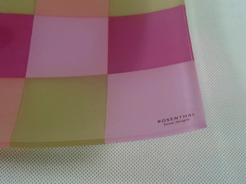 ROSENTHAL Home Designs szklana patera szachownica 7460700883