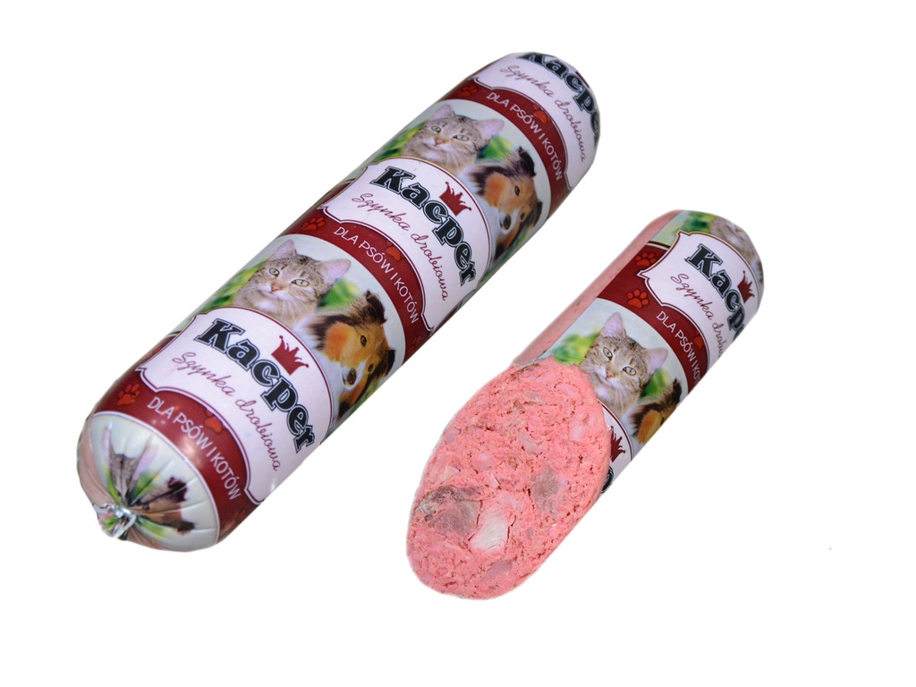 MIĘSO DLA PSA KIEŁBASA KACPER SZYNKA DROBIOWA 1kg