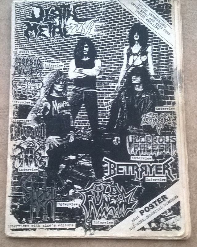 fanzin metal DEATH METAL ZINE 5'90 6'91