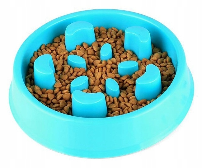 Miska spowalniająca jedzenie dla psa kota 500 ml - 7366671811
