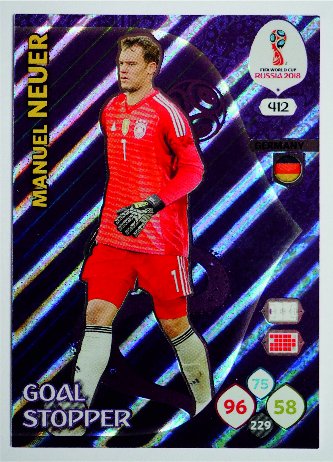 Karta Panini Russia 2018 412 M. Neuer