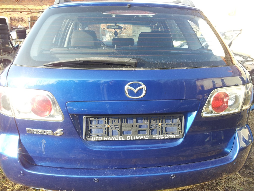 MAZDA 6 KOMBI KOMPLETNA KLAPA BEZ RDZY !!!