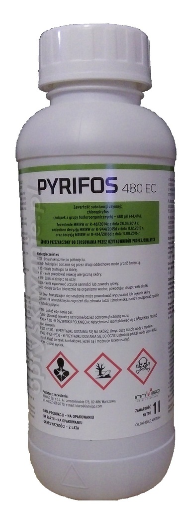 Pyrifos 1l, drutowiec pędraki jak dursban