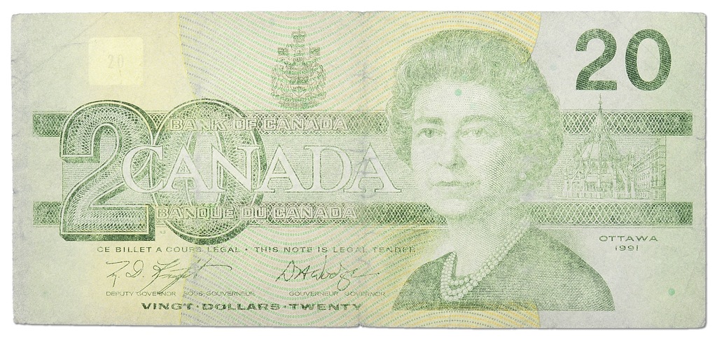 33.Canada, 20 Dolarów 1991 rzadki, P.97.d, St.3-