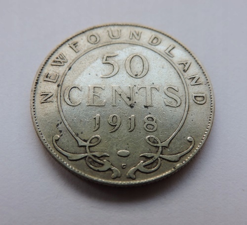 KANADA Newfounland 50 cents 1918
