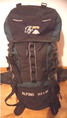 Plecak ALPINE 65+10 codura - GRATIS wysyłka
