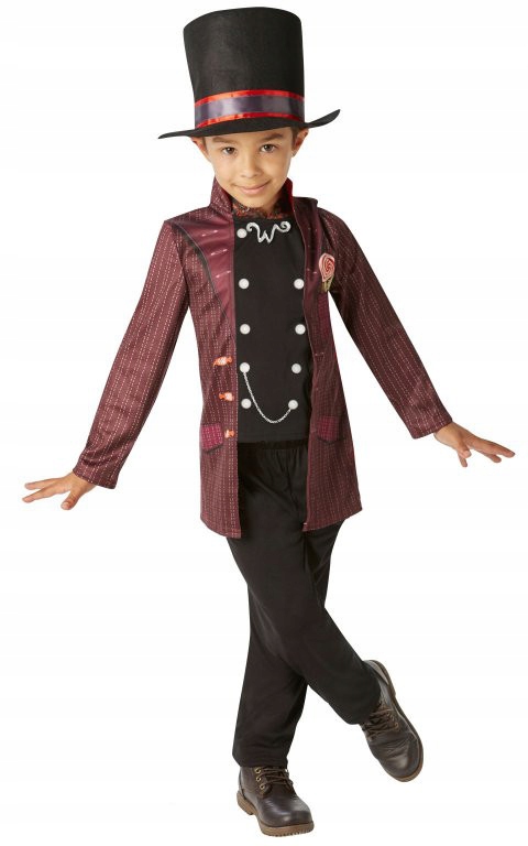 STRÓJ WILLY WONKA Z FABRYKI CZEKOLADY 128