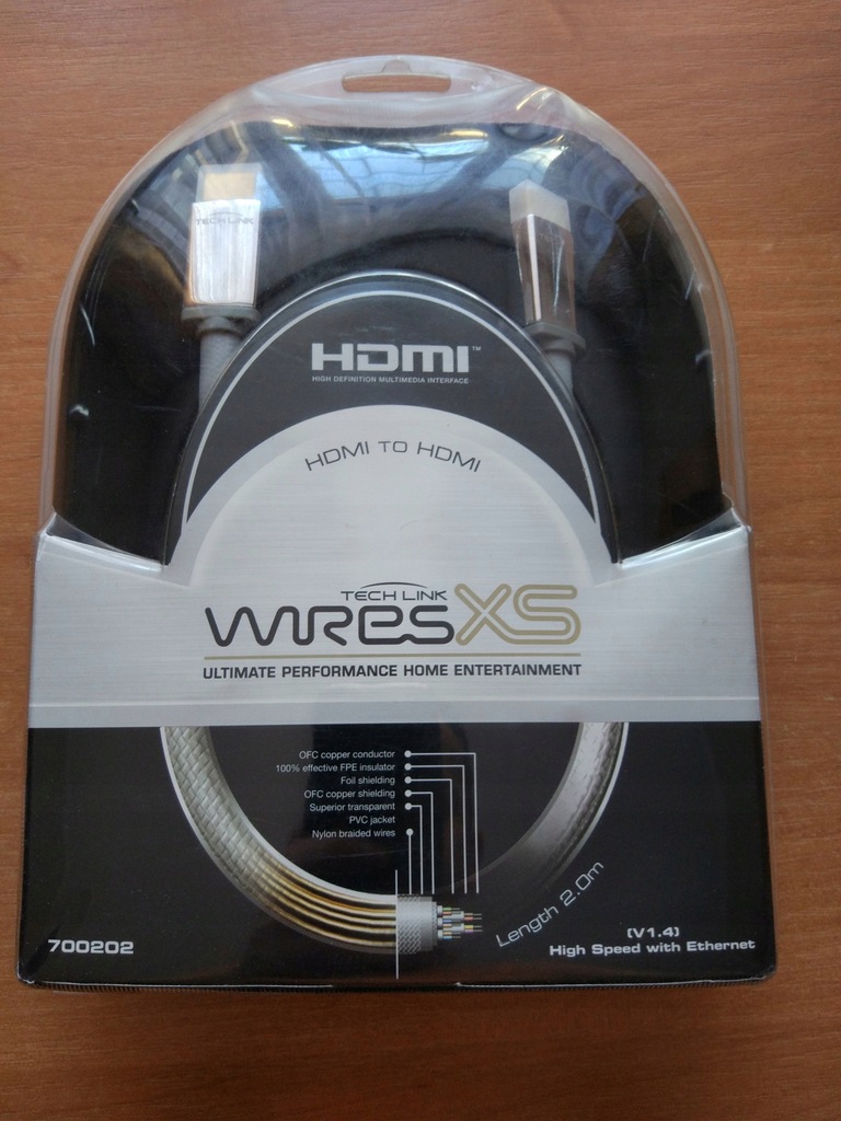 Kabel HDMI Techlink WiresXS 700202 2m v1.4