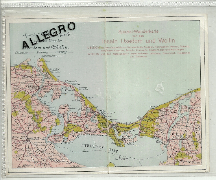 uznam i wolin mapa Szczecin. Wyspa Uznam i Wolin. Mapa.   7367206626   oficjalne 