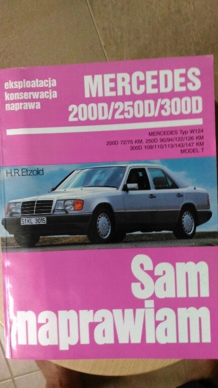 sam naprawiam samochód W124