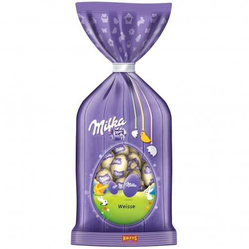 MILKA WIELKANOCENE JAJECZKA Z BIAŁEJ CZEKOLADY