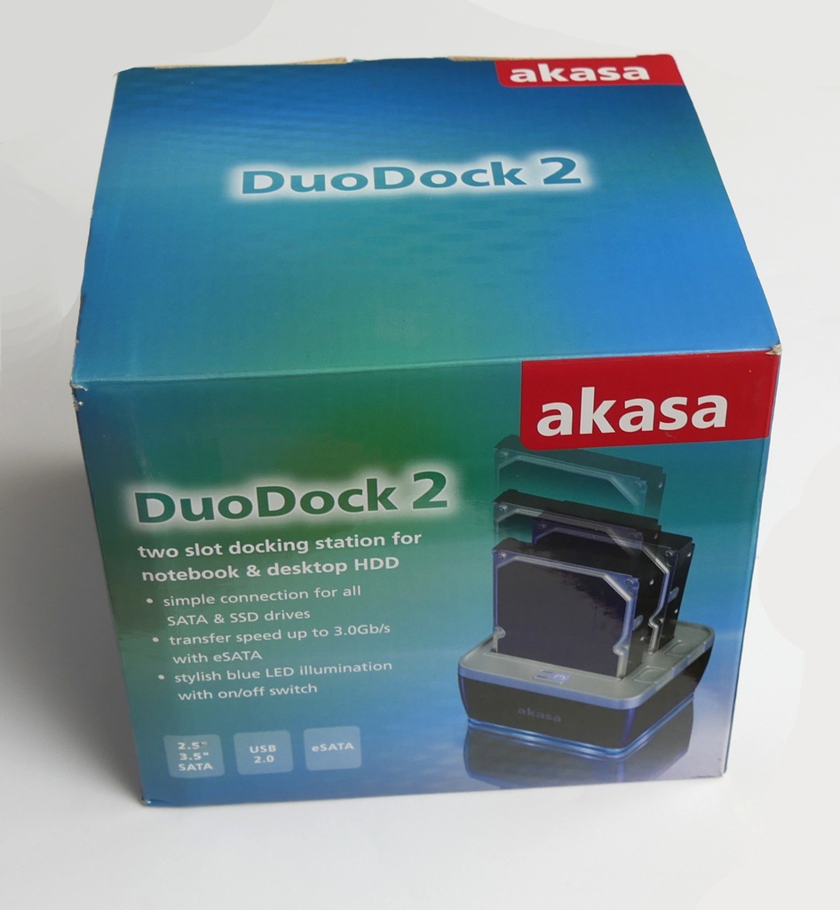 Stacja dokująca HDD AKASA DuoDock 2