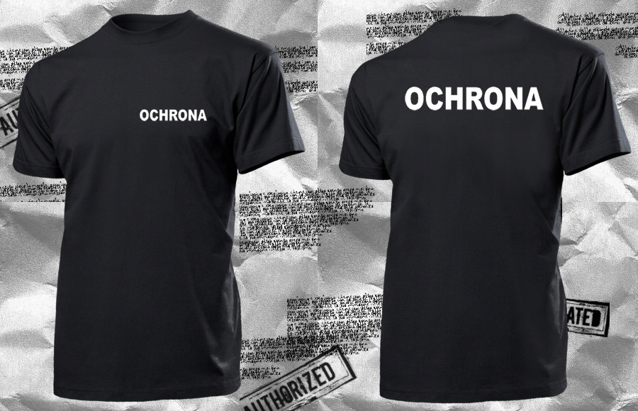 koszulka t-shirt OCHRONA XL