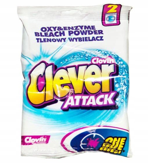Clever Attack Oxy&Enzyme wybielacz saszet. 60g
