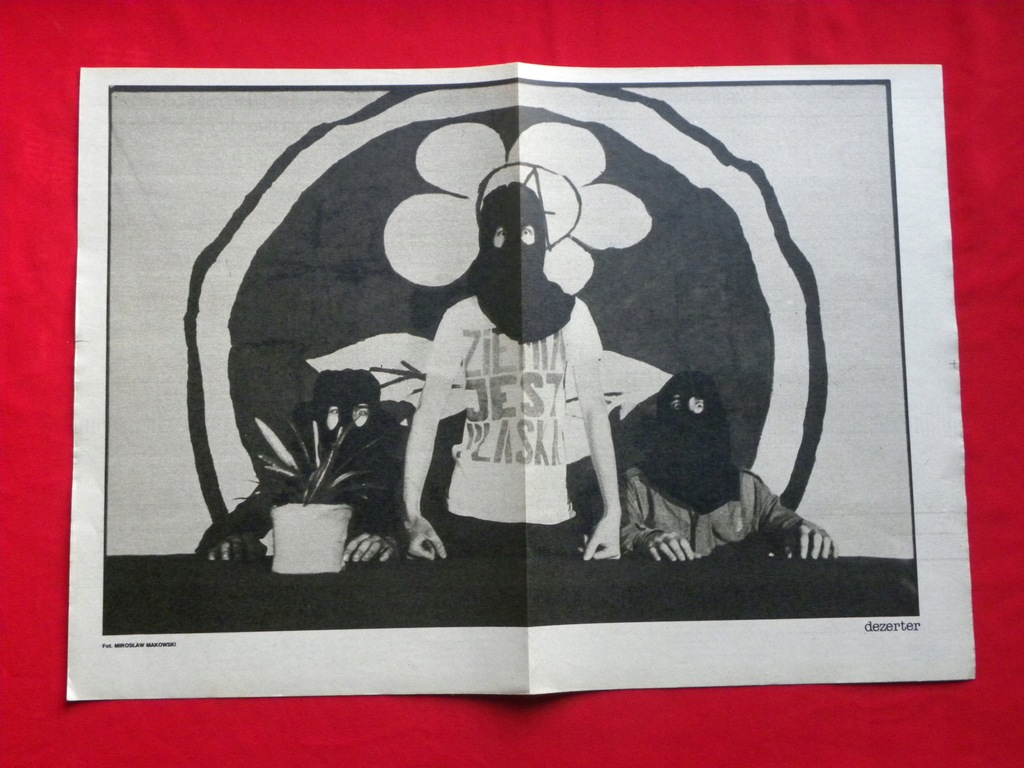 DEZERTER plakat z lat 80