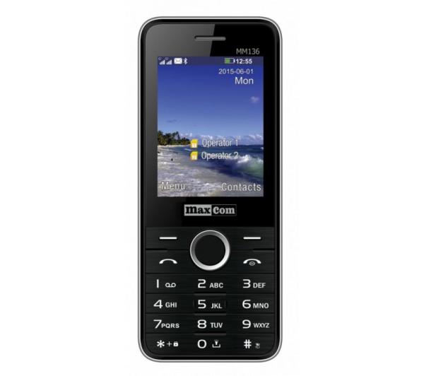 Telefon komórkowy Maxcom MM136 (czarny) 2.4''
