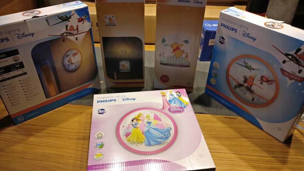 Zestaw Philips Disney LED Imaginative klosz plafon