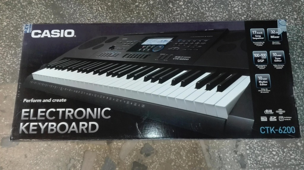 Organy Keyboard CASIO CTK 6200.