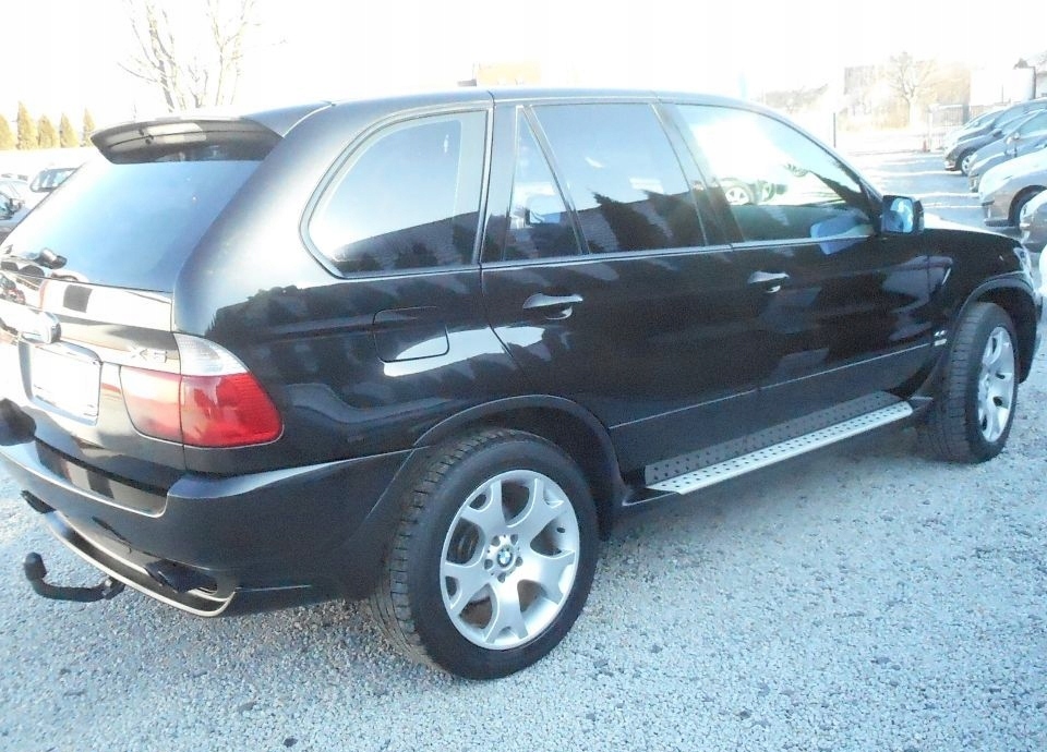 BMW X5 E53 czarna,jasna skóra.Stan auta rewelka