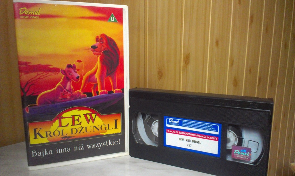 Lew Król Dżungli Bajka Kaseta Vhs 7134964023 Oficjalne Archiwum Allegro 5593