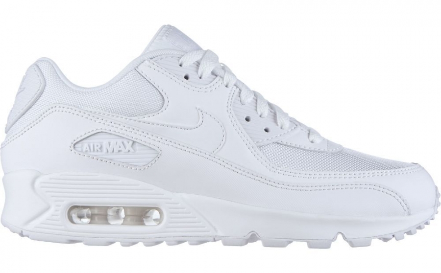 nike air max 90 essential white mesh