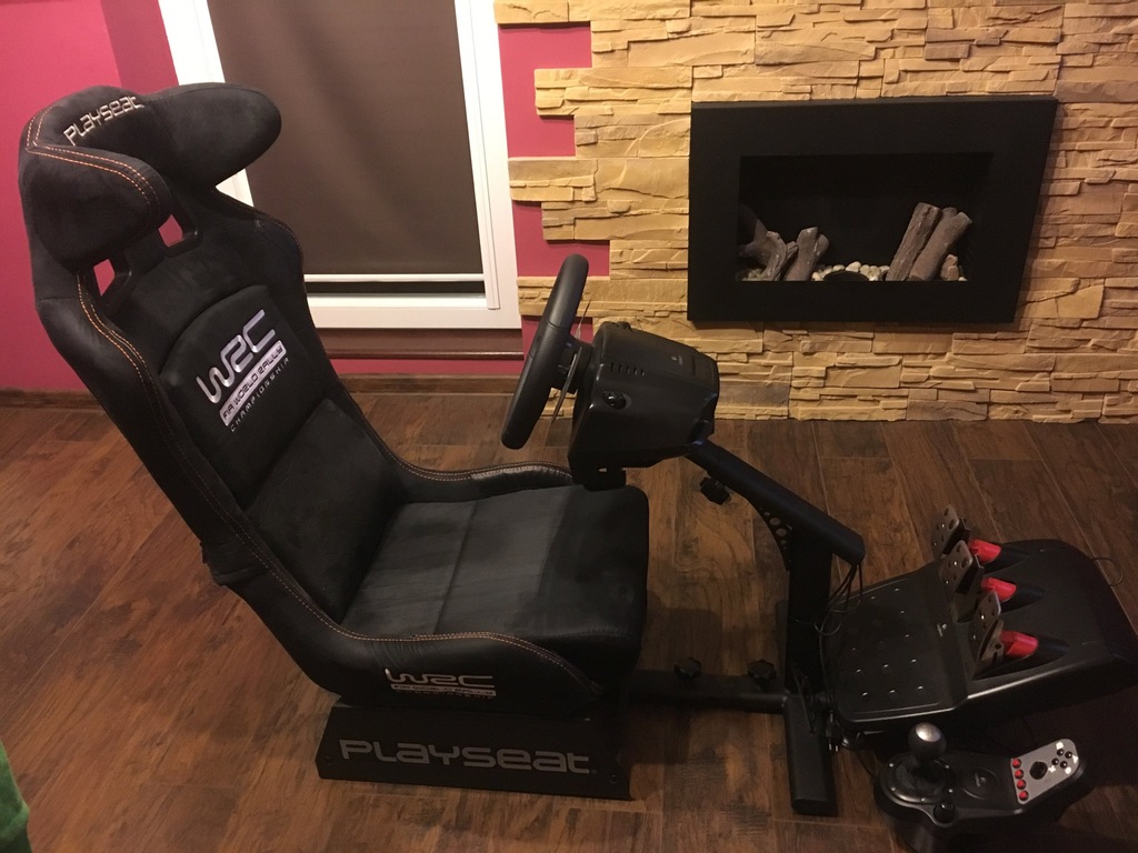 Fotel Playseat WRC z kierownicą Logitech G27
