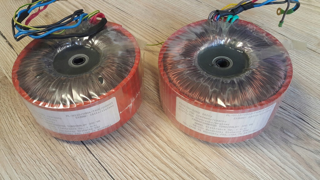 Tansformator toroidalny 2x40V (wersja Audio)